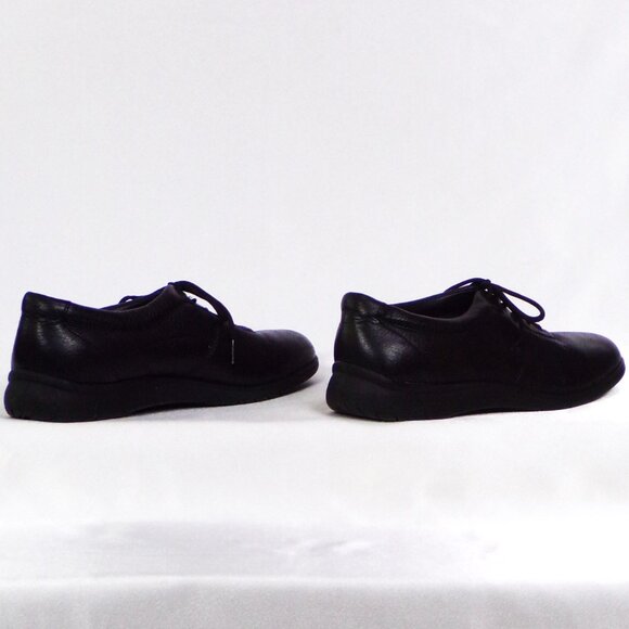 EASY SPIRIT size 7.5M ESMOVEON black flat-heel oxfords leather uppers - Picture 9 of 14